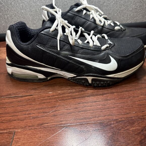Rare Nike Mens Air Super Speed Football Shoes Black White 324833-012 Low Top 10 main image 10
